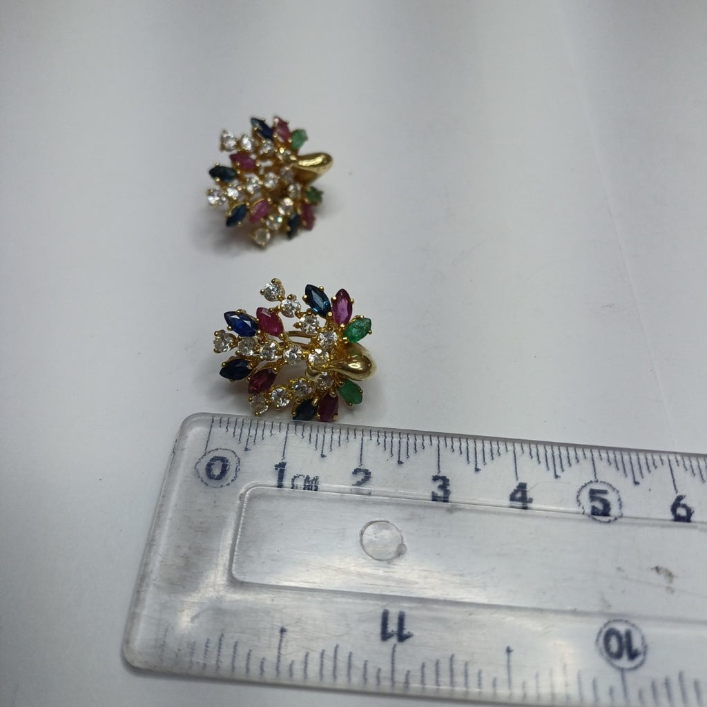 ARETES PAR ORO 14 K 7,60 GRMS (SEMINUEVO)