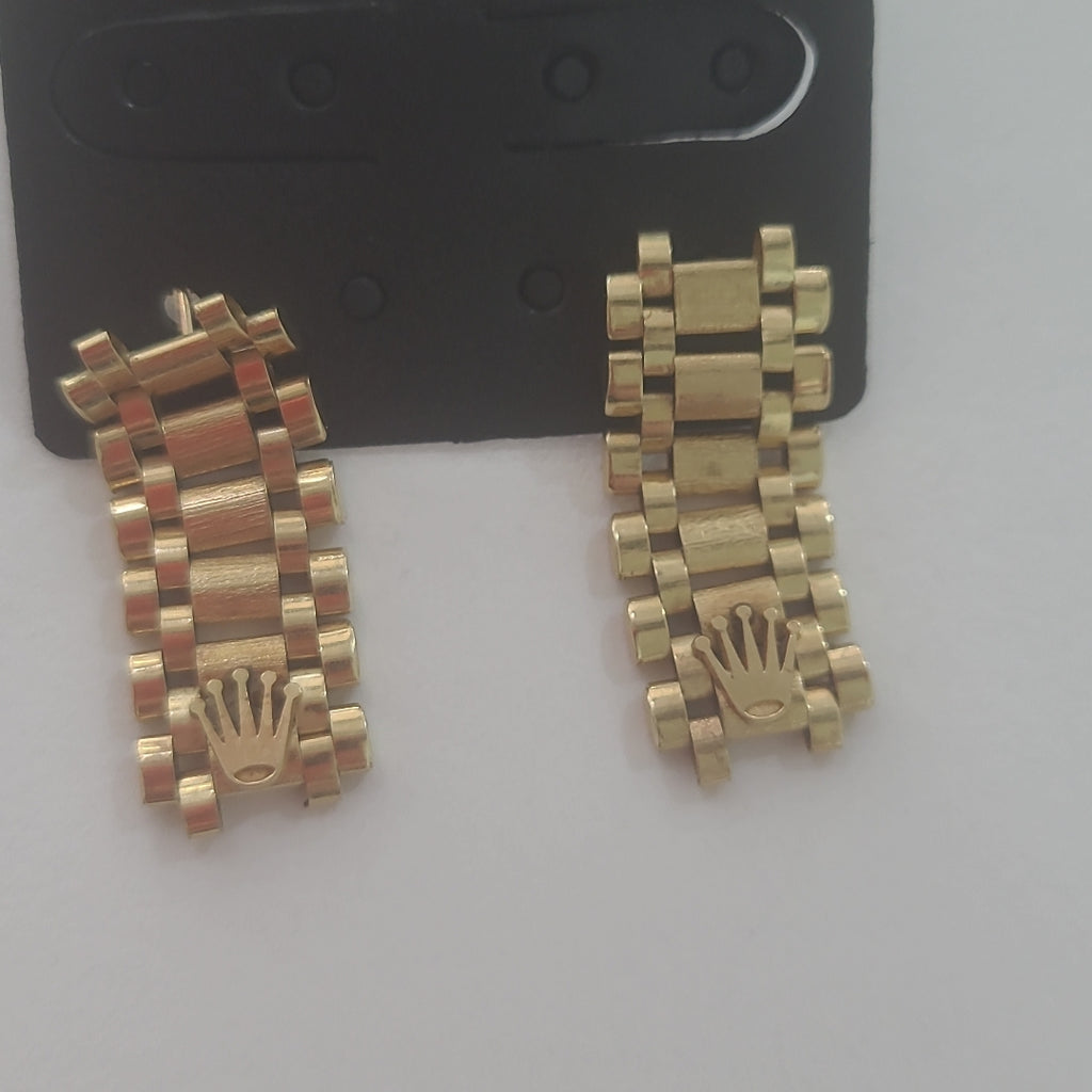 ARETES PAR ORO 14 K 3.6 GRMS (SEMINUEVO)