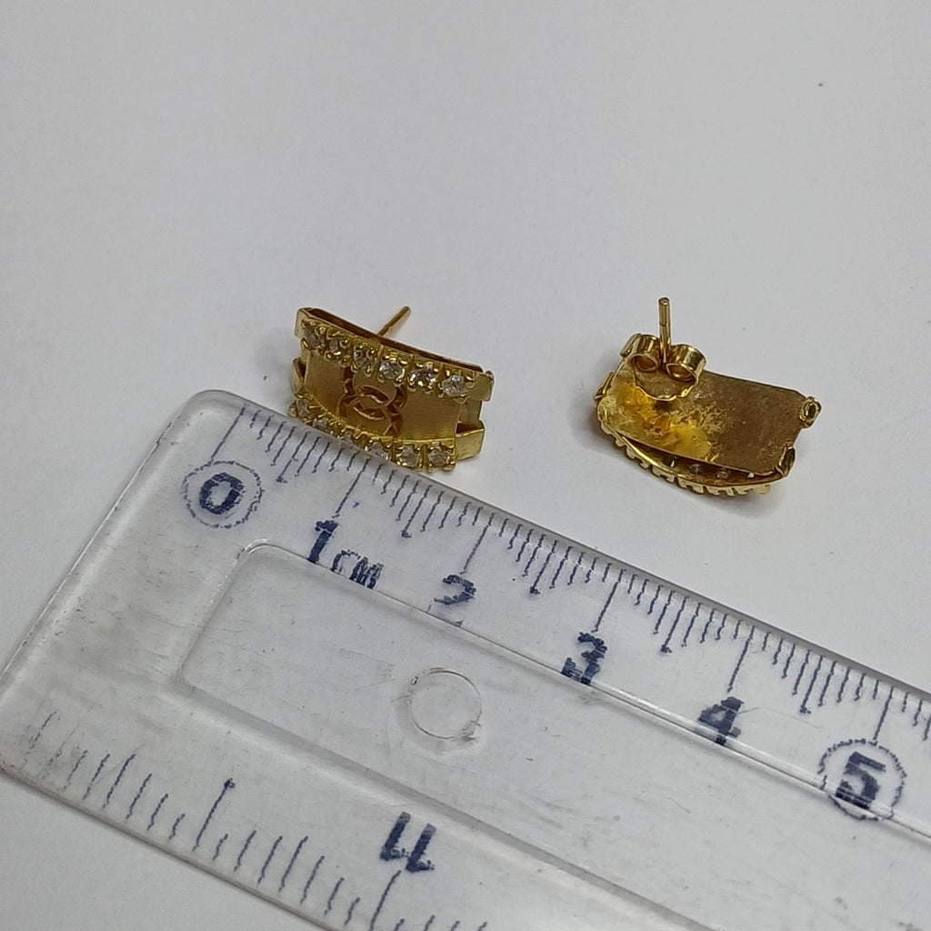 BROQUELES PAR ORO 14 K 2,70 GRMS (SEMINUEVO)
