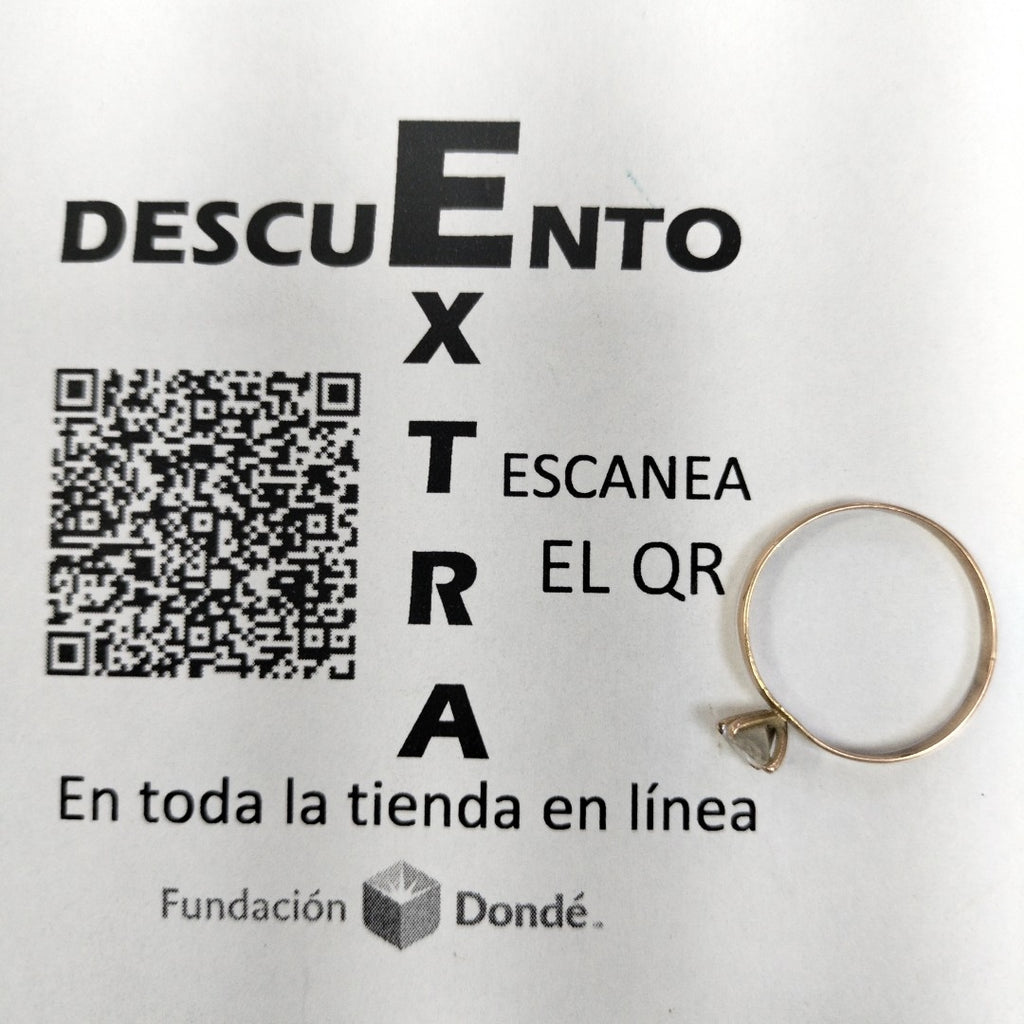 SOLITARIO ORO 10 K 1.1 GRMS (SEMINUEVO)