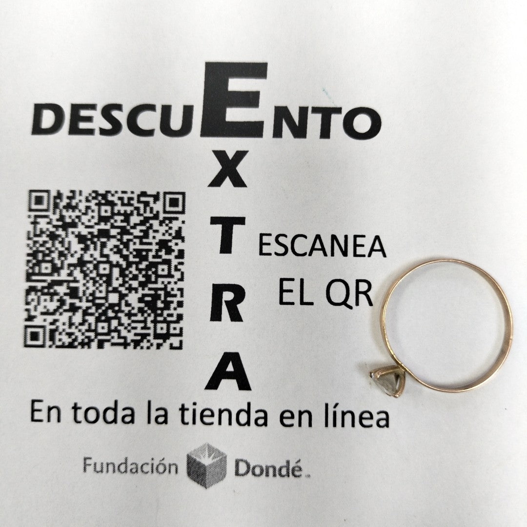 SOLITARIO ORO 10 K 1.1 GRMS (SEMINUEVO)