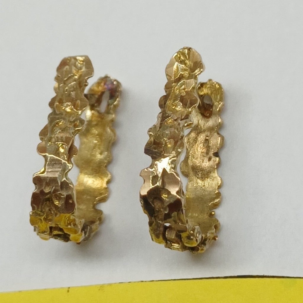 ARRACADAS PAR ORO 10 K 2.5 GRMS (SEMINUEVO)