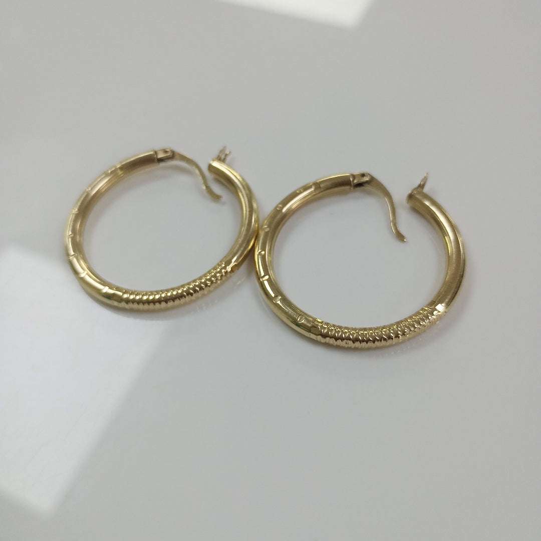 ARRACADAS PAR ORO 10 K 4.8 GRMS (SEMINUEVO)