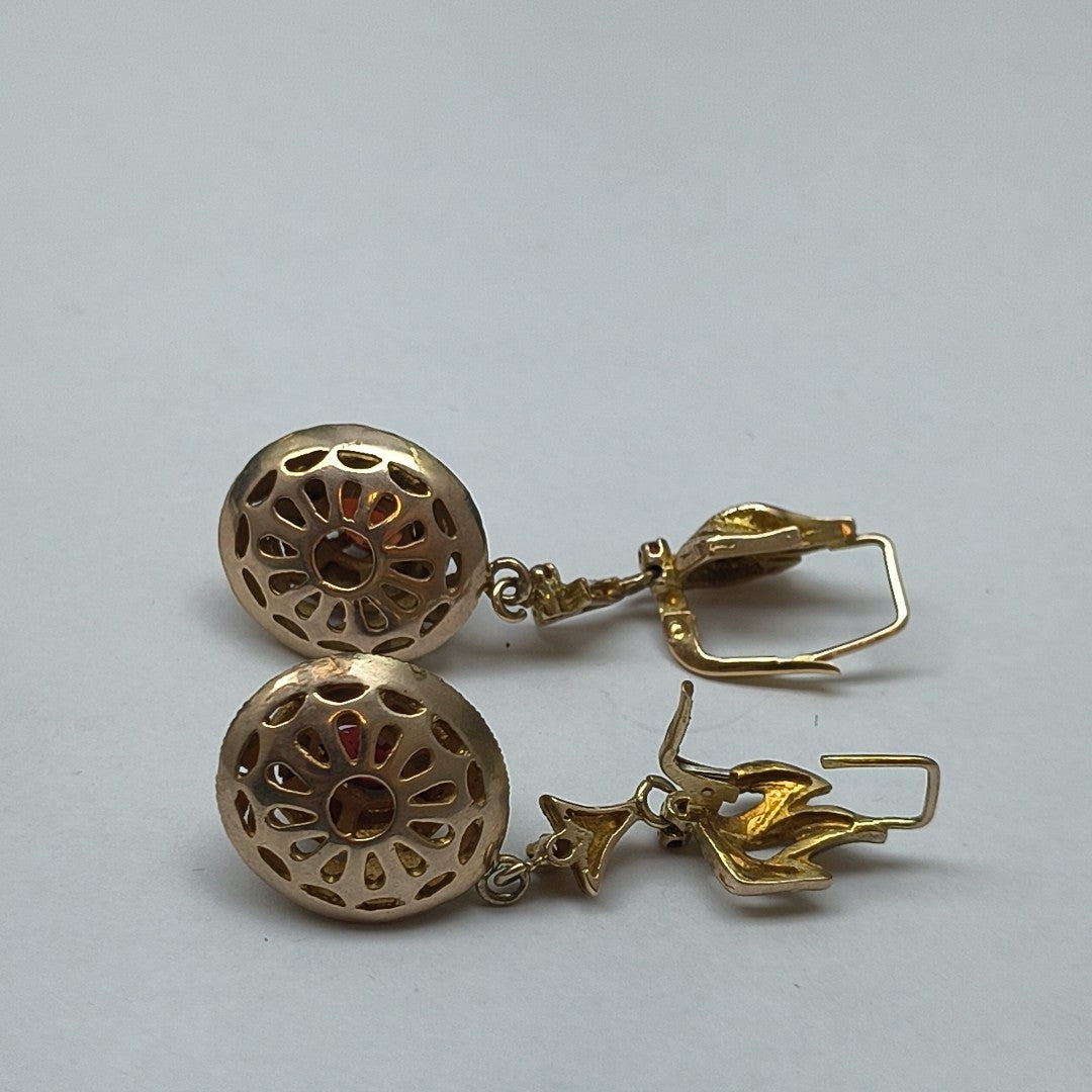 ARETES PAR ORO 8 K 10.5 GRMS (SEMINUEVO)