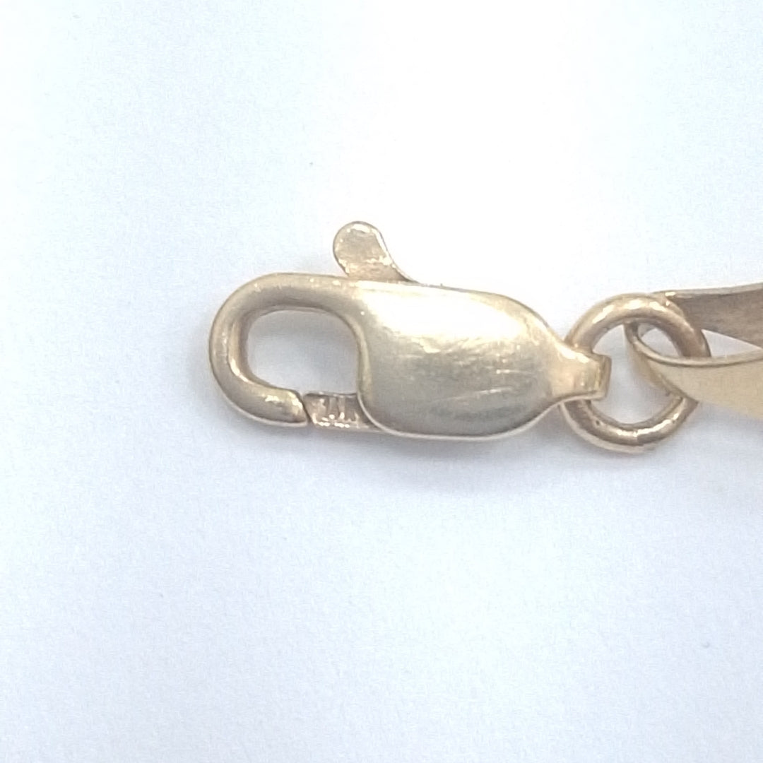 PULSERA ORO COMBINADO 14 K 9.5 GRMS (SEMINUEVO)