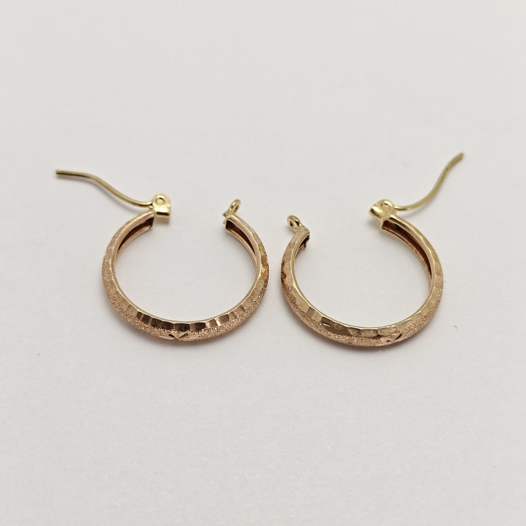 ARRACADAS PAR ORO 14 K 1,60 GRMS (SEMINUEVO)