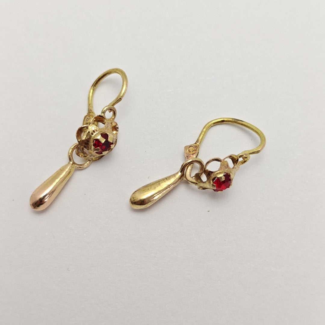 ARETES PAR ORO 10 K 1,00 GRMS (SEMINUEVO)