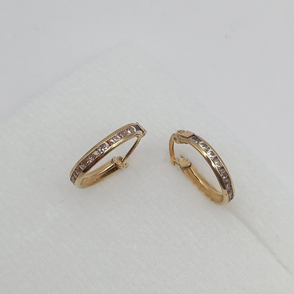 ARETES PAR ORO 10 K 1,20 GRMS (SEMINUEVO)