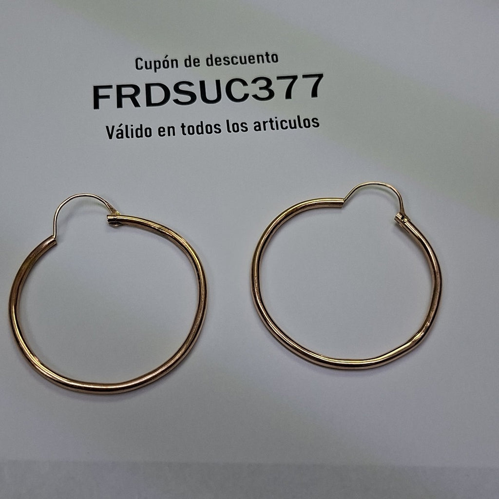 ARRACADAS PAR ORO 10 K 4.7 GRMS (SEMINUEVO)