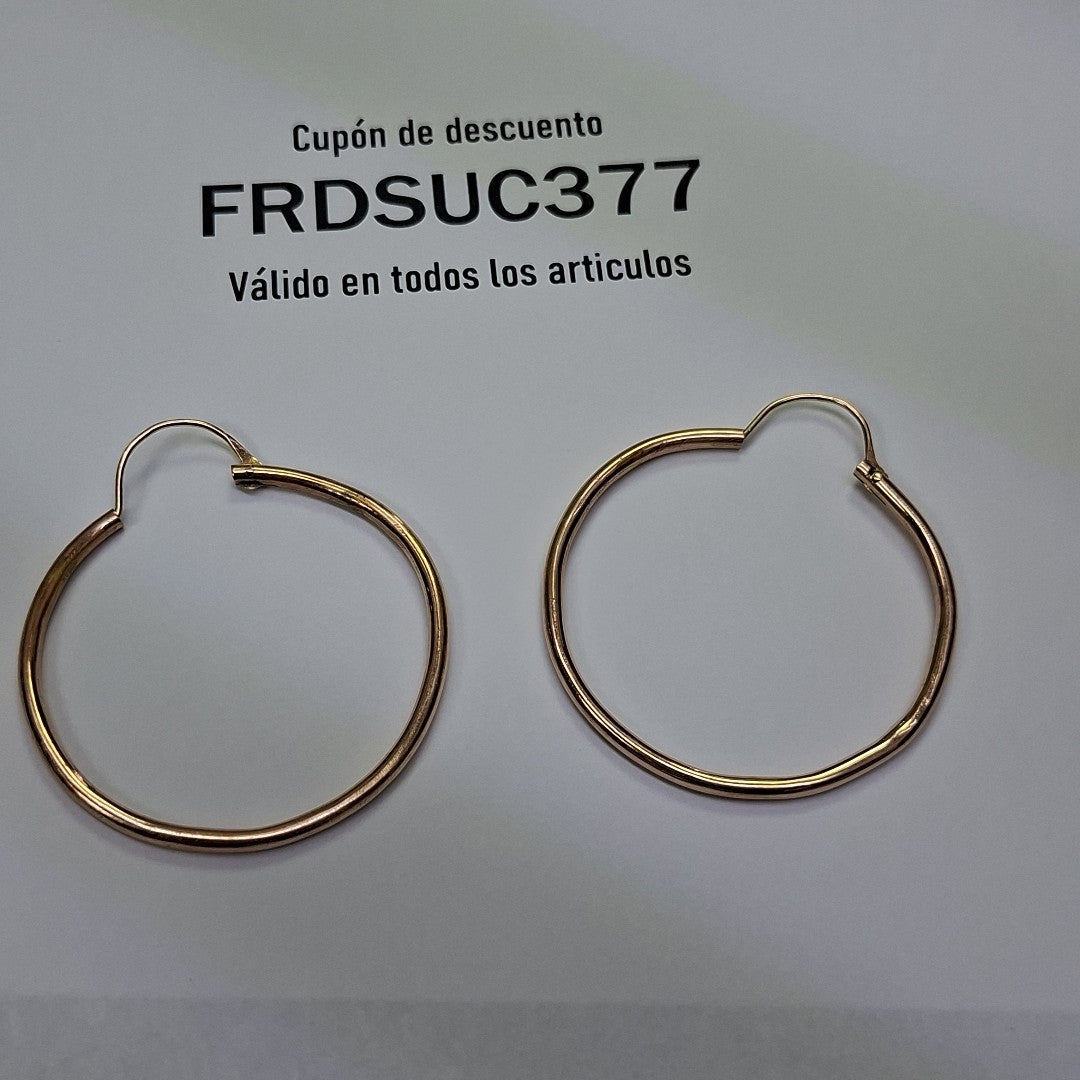ARRACADAS PAR ORO 10 K 4.7 GRMS (SEMINUEVO)