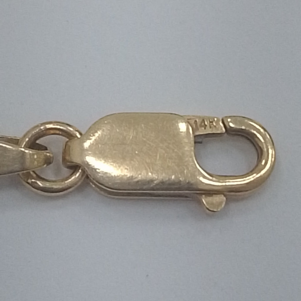 PULSERA ORO COMBINADO 14 K 12.5 GRMS (SEMINUEVO)