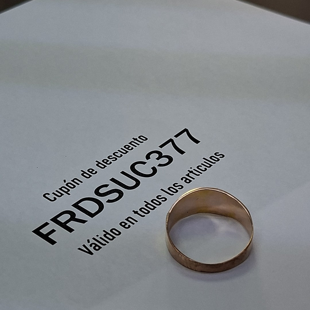 ANILLO DE GRADUACIÓN ORO 10 K 3.1 GRMS (SEMINUEVO)