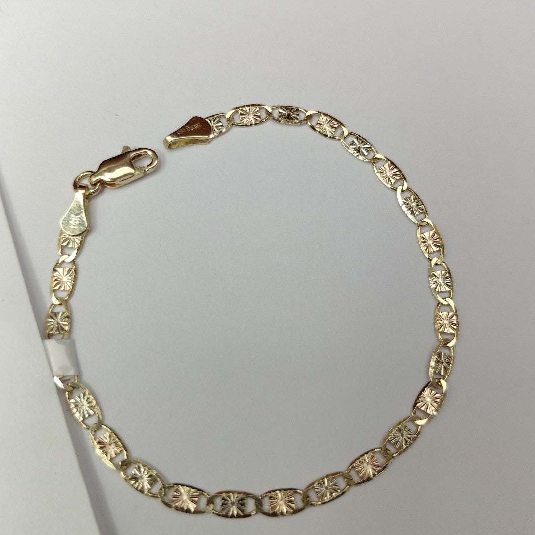 PULSERA GUCHI 14K 18 CM 3 GR (NUEVO)