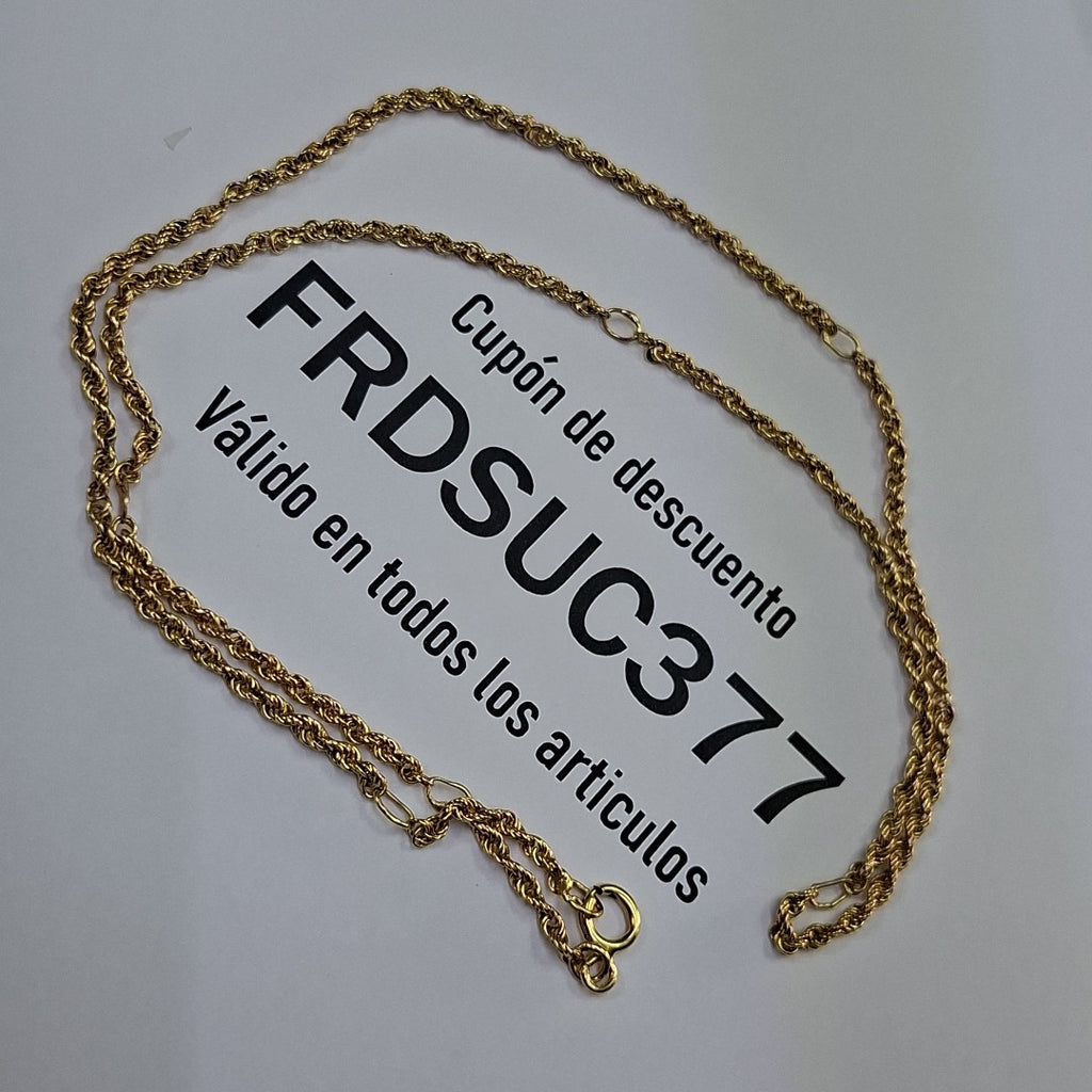 CADENA ORO 10 K 3.7 GRMS (SEMINUEVO)