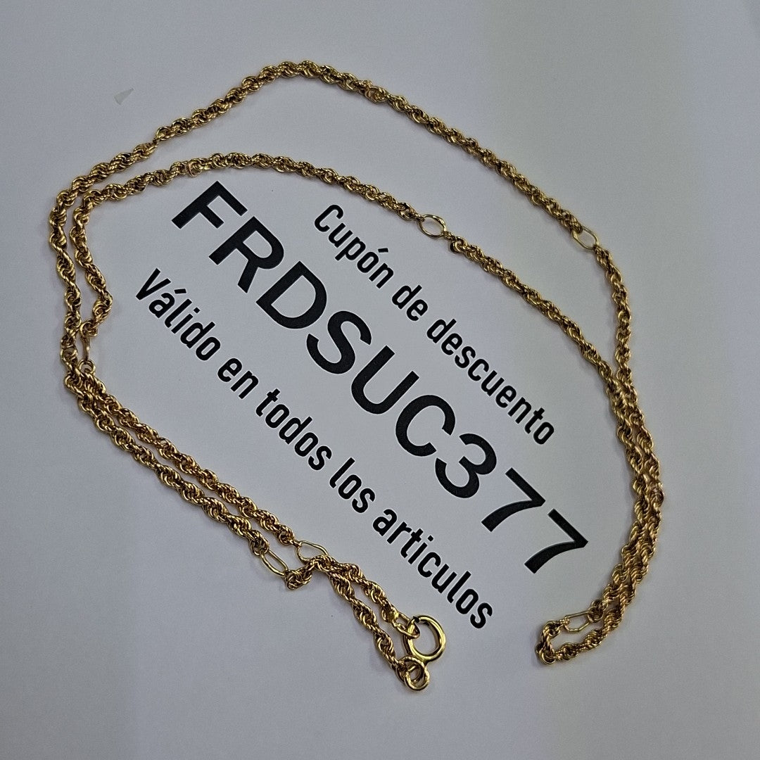 CADENA ORO 10 K 3.7 GRMS (SEMINUEVO)
