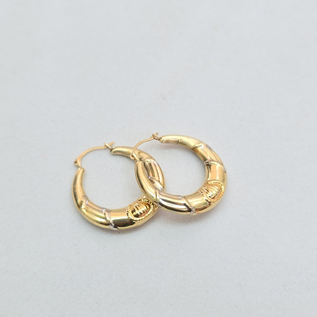 ARRACADAS PAR ORO 14 K 1.9 GRMS (SEMINUEVO)