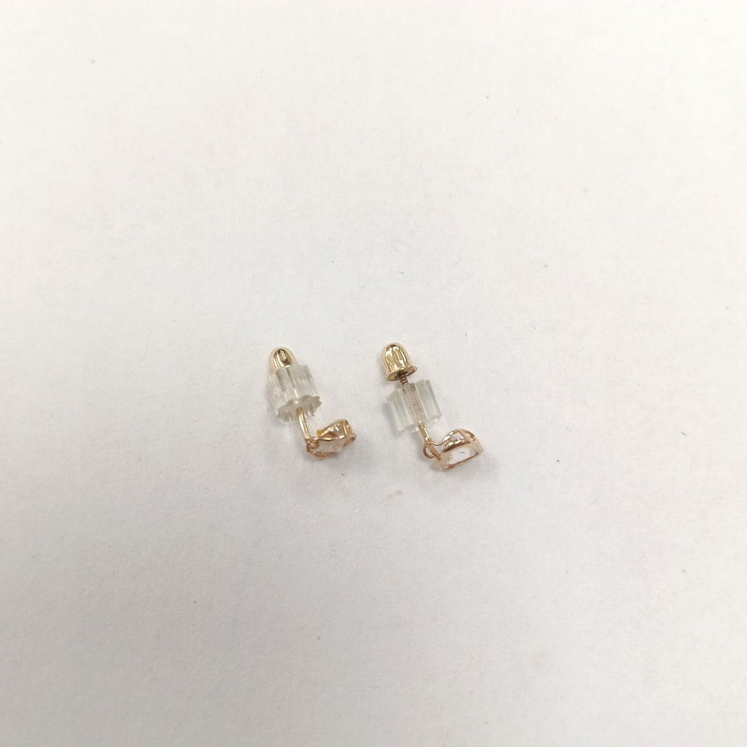BROQUELES PAR ORO 14 K 0,30 GRMS (SEMINUEVO)