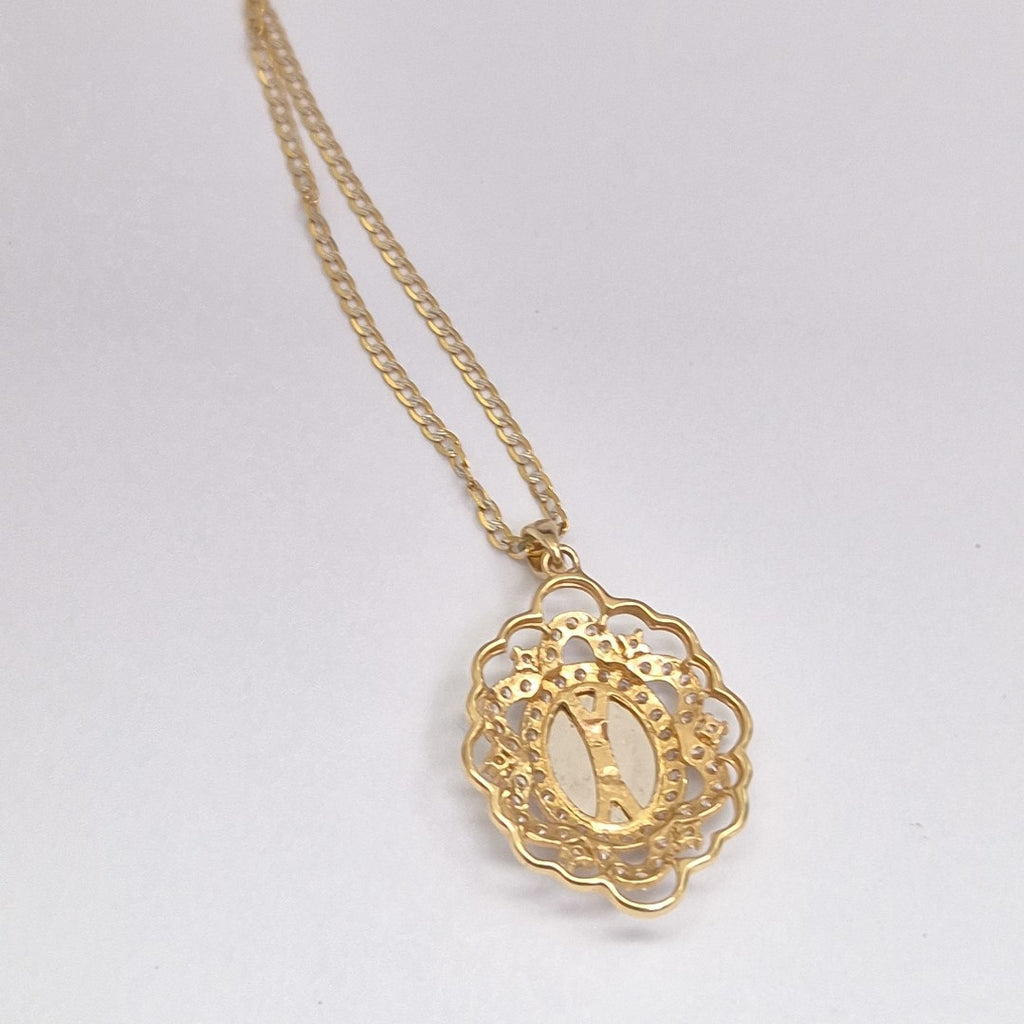 GARGANTILLA ORO, RODIADO 14 K 4.4 GRMS (SEMINUEVO)