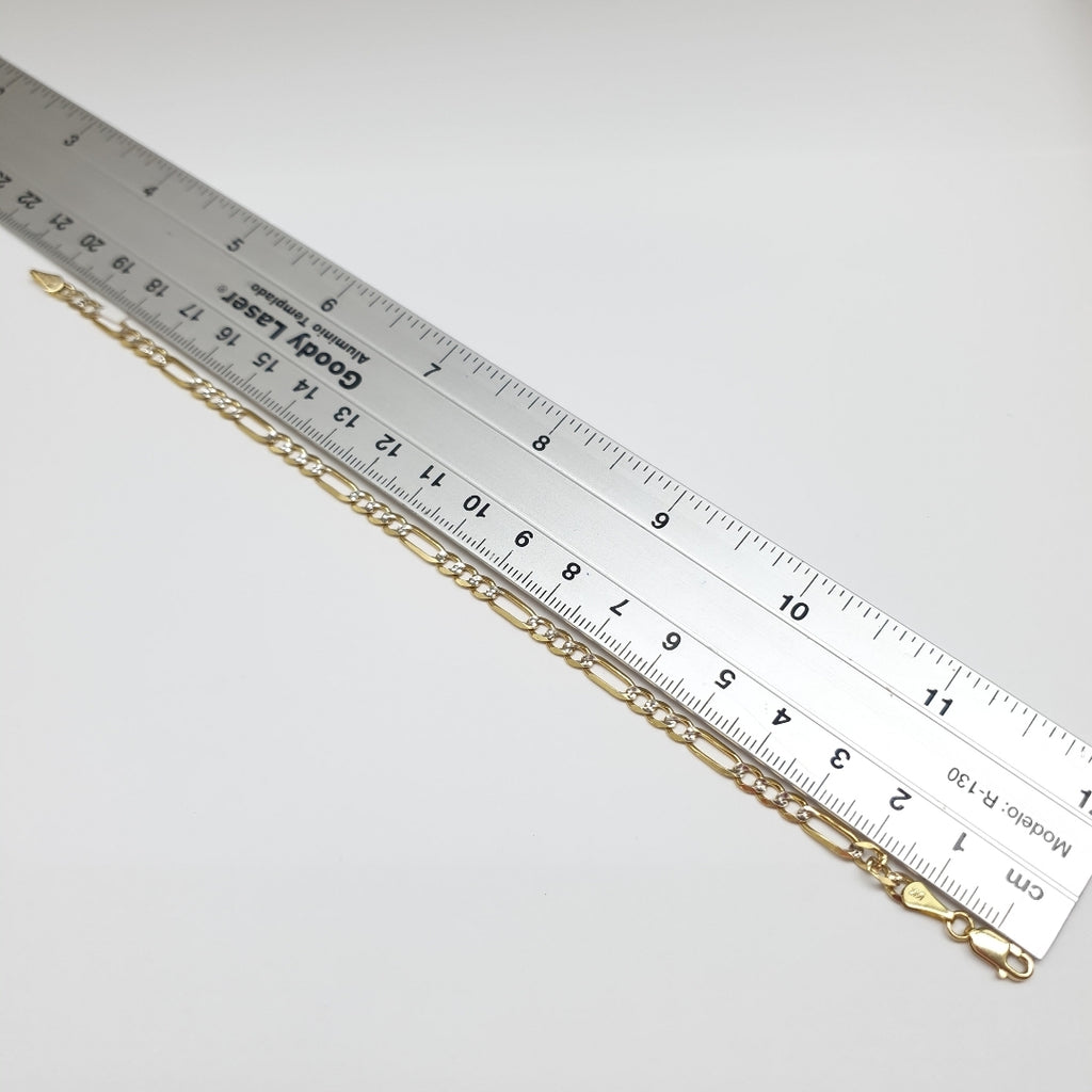 PULSERA 3X1 14K 21 CM 4.6 GR (NUEVO)