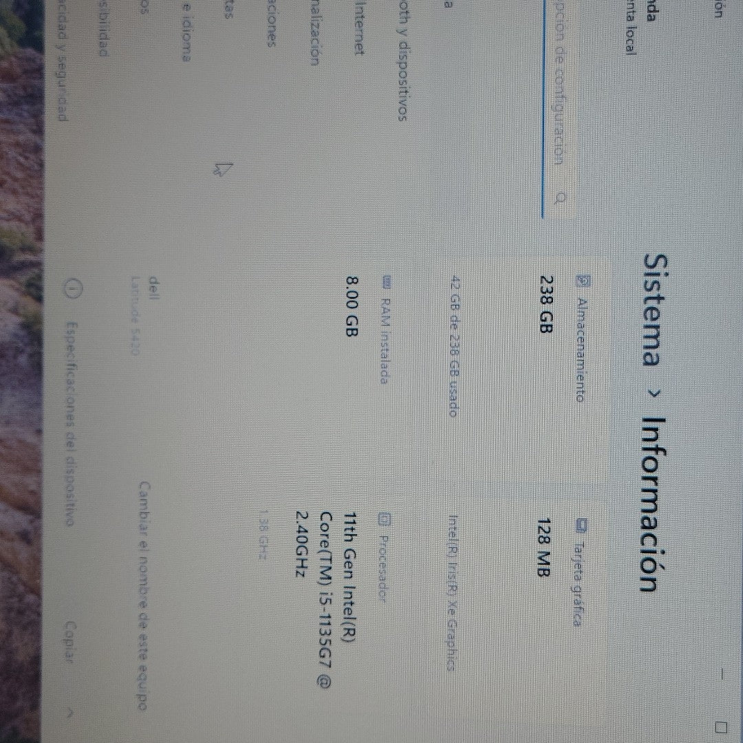 LAPTOP DELL LATITUDE 5320 (2 EN 1) (2022) 512 GB SSD 16 GB RAM (SEMINUEVO)