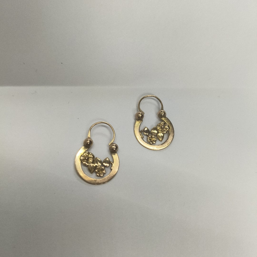 ARRACADAS PAR ORO 8 K 1,50 GRMS (SEMINUEVO)