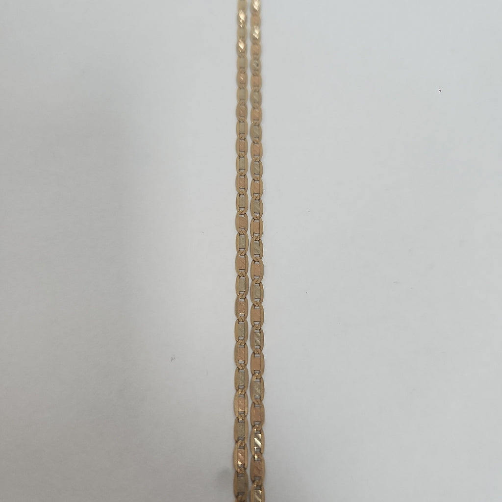 CADENA ORO COMBINADO 14 K 3,90 GRMS (SEMINUEVO)