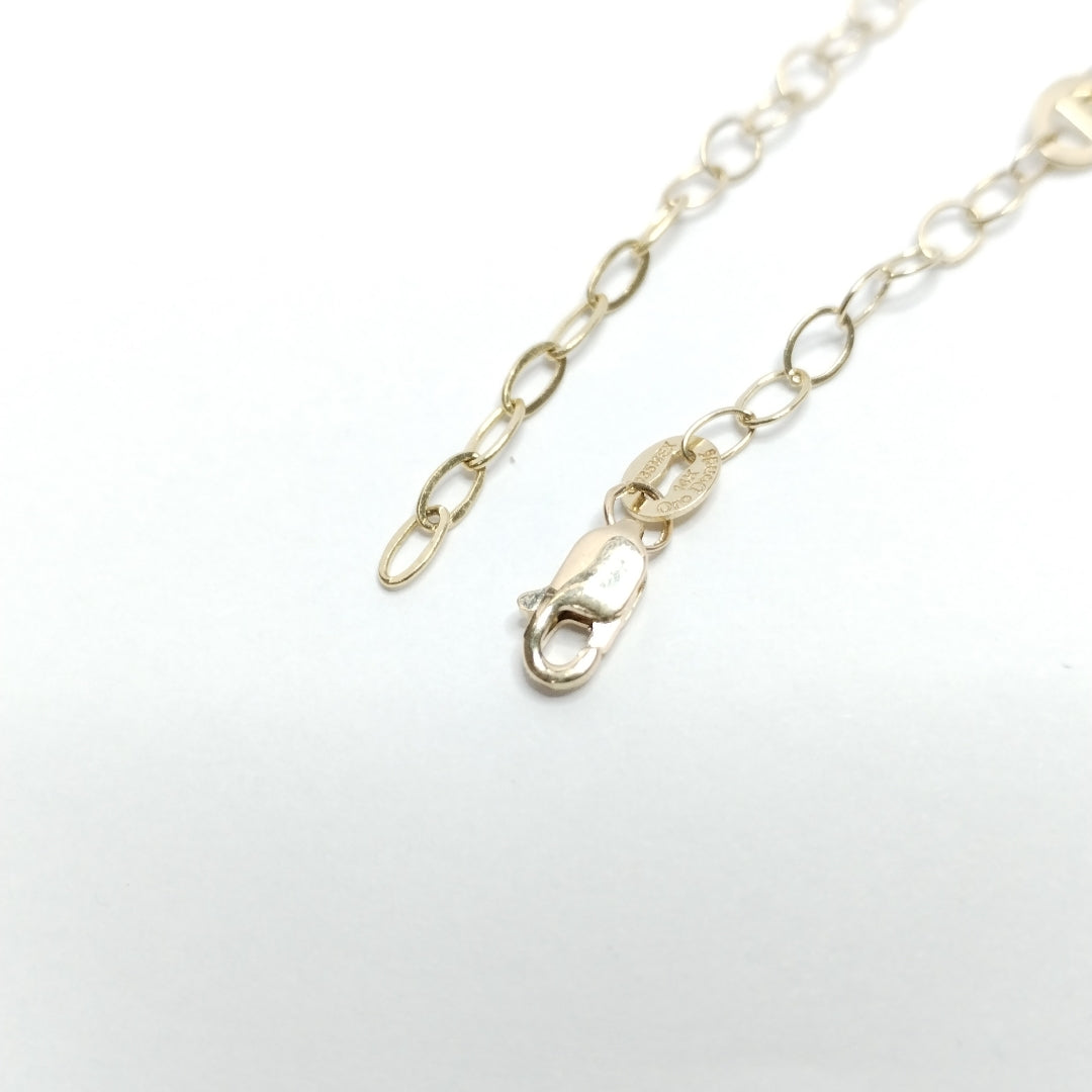 PULSERA ESPECIAL 14K 21 CM 1.8 GR (NUEVO)