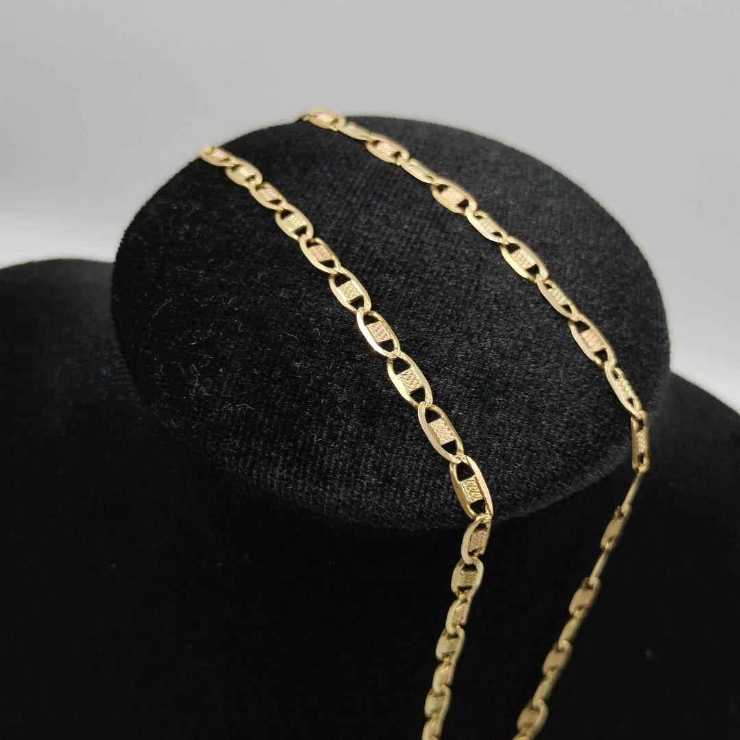 CADENA ORO COMBINADO 10 K 10,00 GRMS (SEMINUEVO)