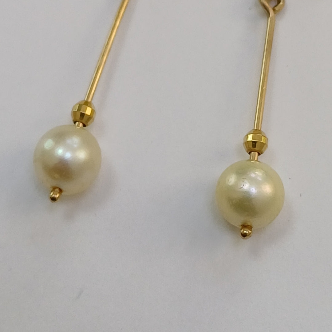 ARETES PAR ORO 14 K 3,90 GRMS (SEMINUEVO)