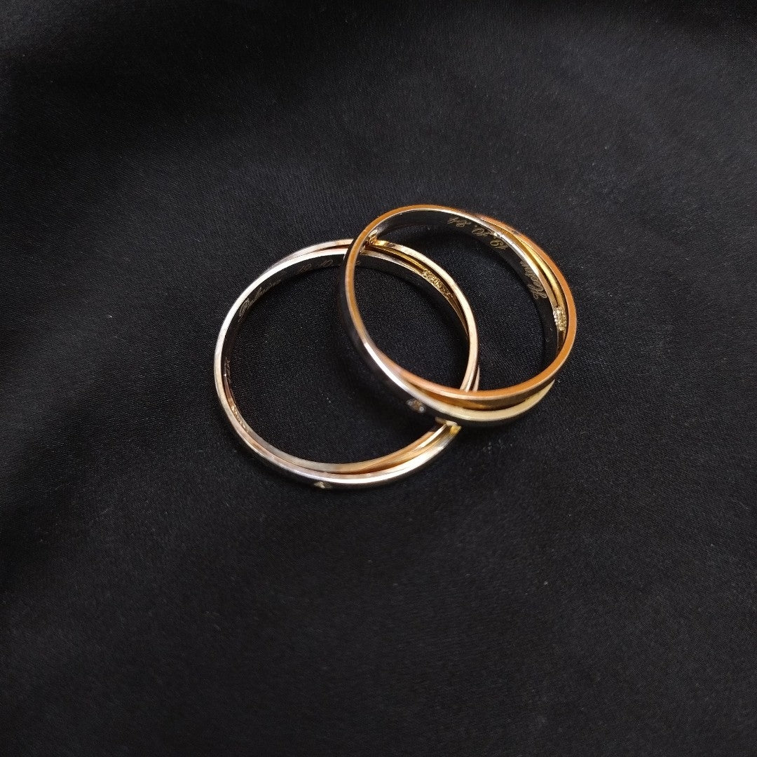 ARGOLLA ORO COMBINADO 14 K 6,30 GRMS (SEMINUEVO)