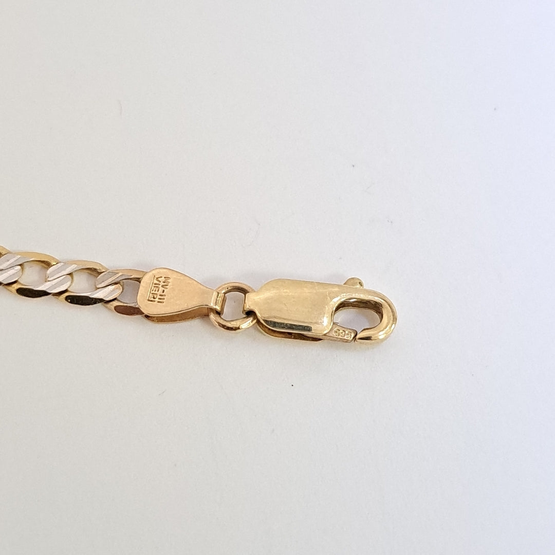 PULSERA ORO, RODIADO 14 K 3.9 GRMS (SEMINUEVO)