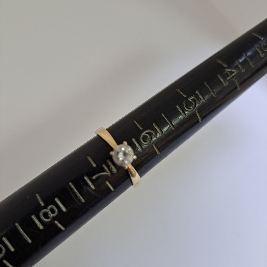 SOLITARIO ORO 14 K 2,10 GRMS (SEMINUEVO)