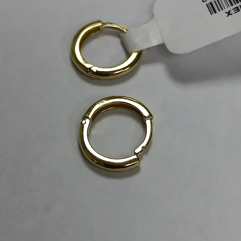ARETES ARRACADAS LISAS 10K 1.1 GR (NUEVO)