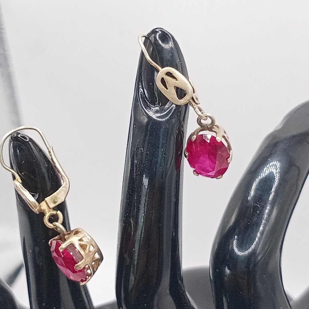 ARETES PAR ORO 8 K 3.3 GRMS (SEMINUEVO)