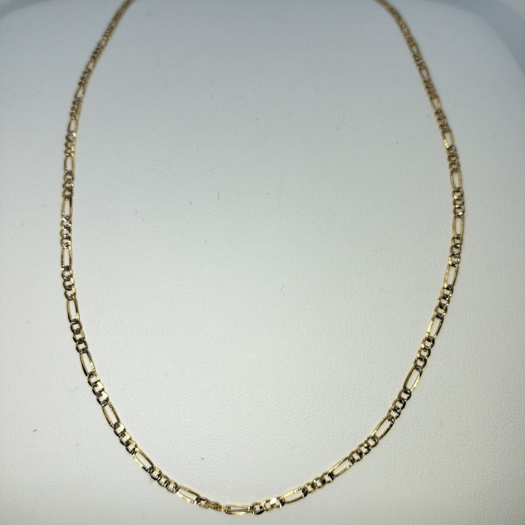 CADENA 3X1 DIAMANTADA 14K 55 CM 4.8 GR (NUEVO)