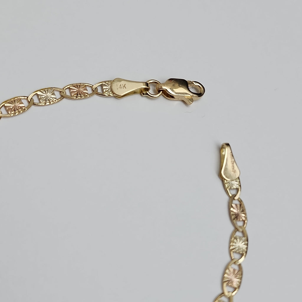 PULSERA GUCHI 14K 18 CM 3.1 GR (NUEVO)