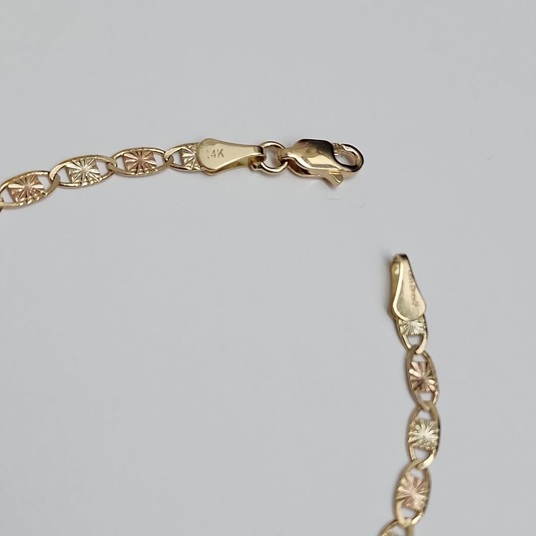 PULSERA GUCHI 14K 18 CM 3.1 GR (NUEVO)