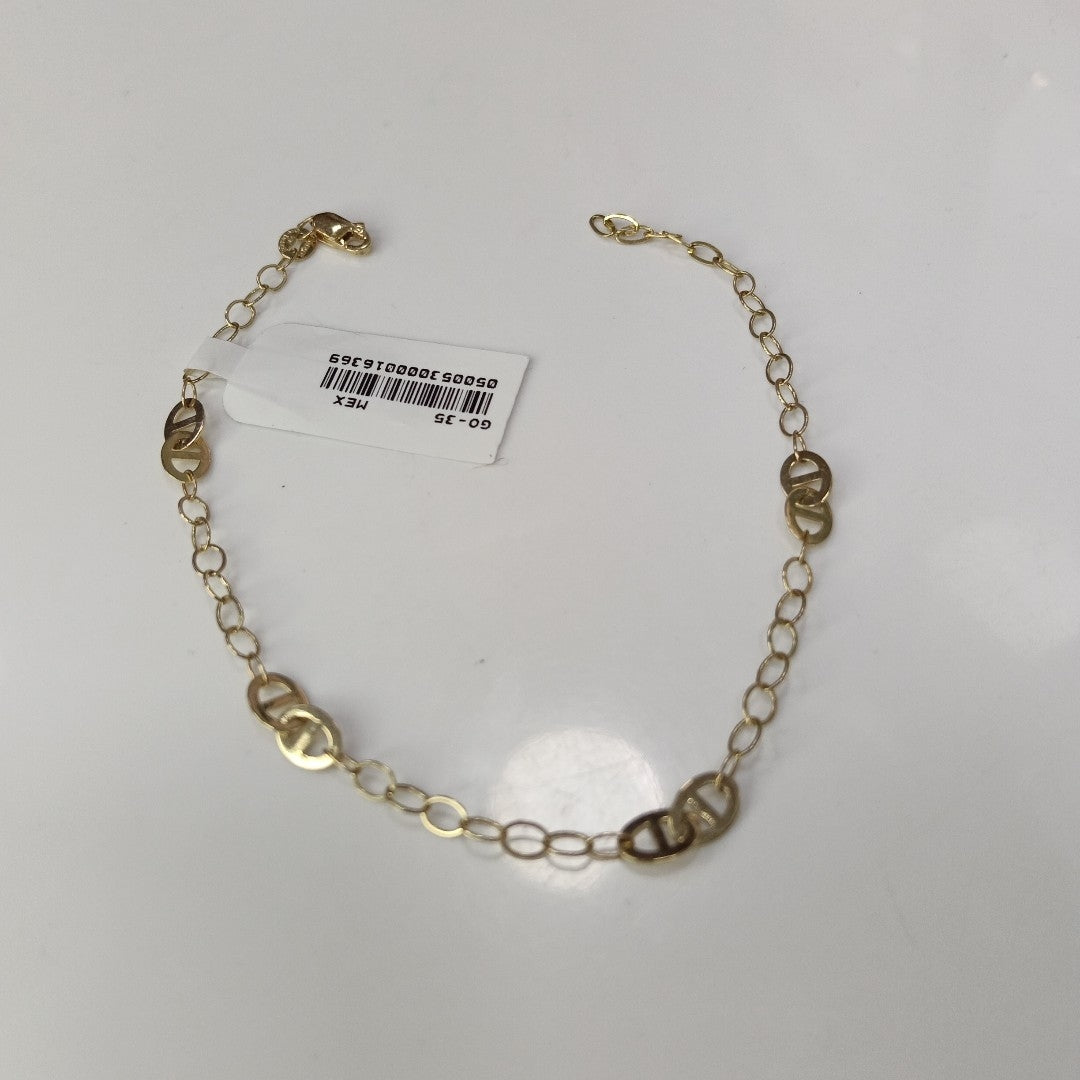 PULSERA ESPECIAL 14K 21 CM 1.8 GR (NUEVO)
