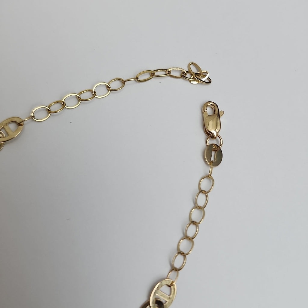 PULSERA ESPECIAL 14K 21 CM 1.9 GR (NUEVO)