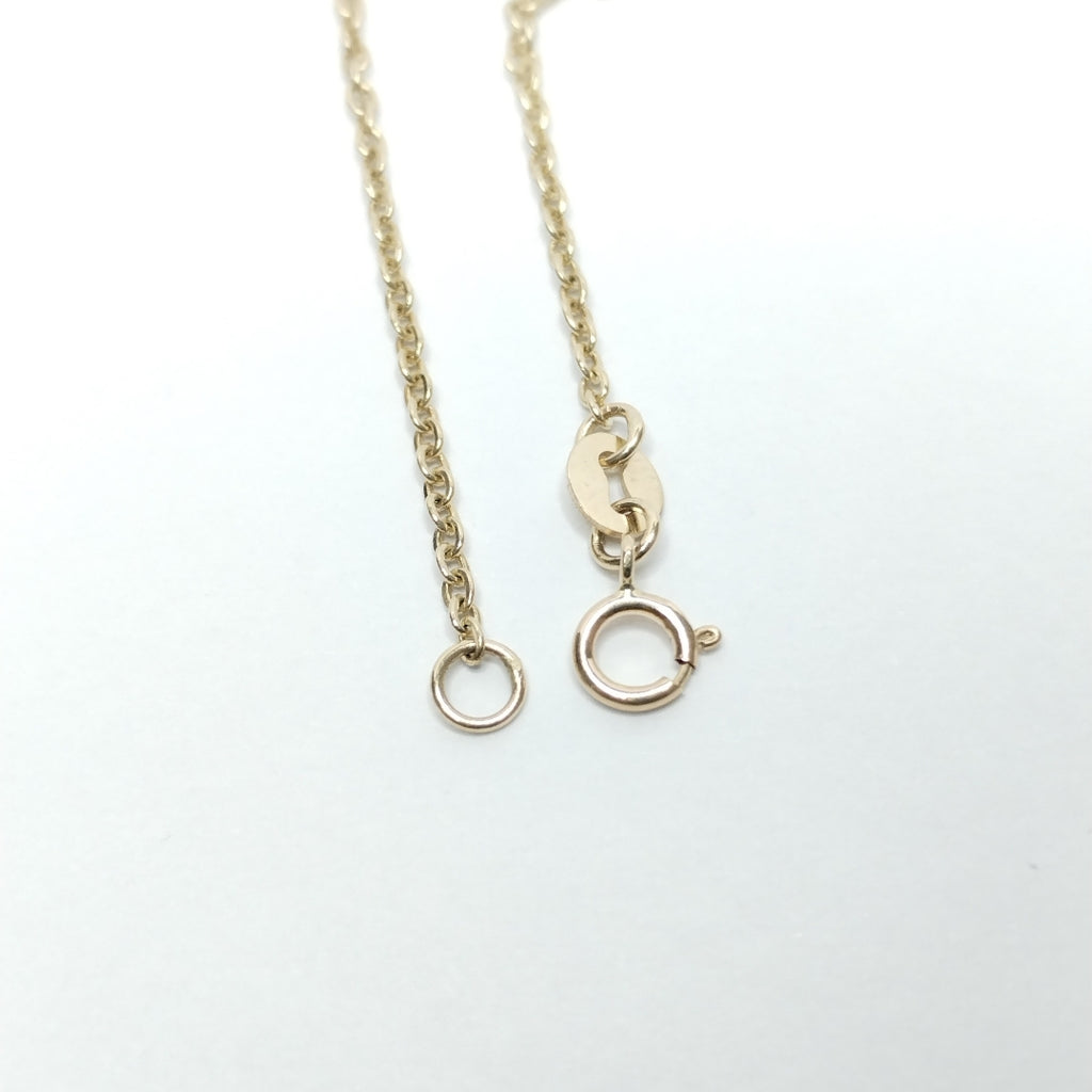 PULSERA TEJIDO ESPECIAL C CIRCONIAS 14K 18 CM 1.8 GR (NUEVO)