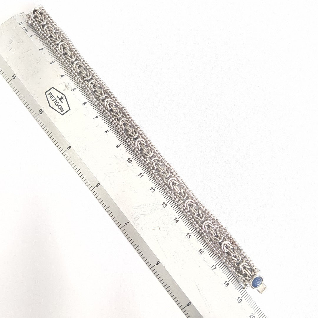 PULSERA ORO BLANCO 14 K 23,70 GRMS (SEMINUEVO)