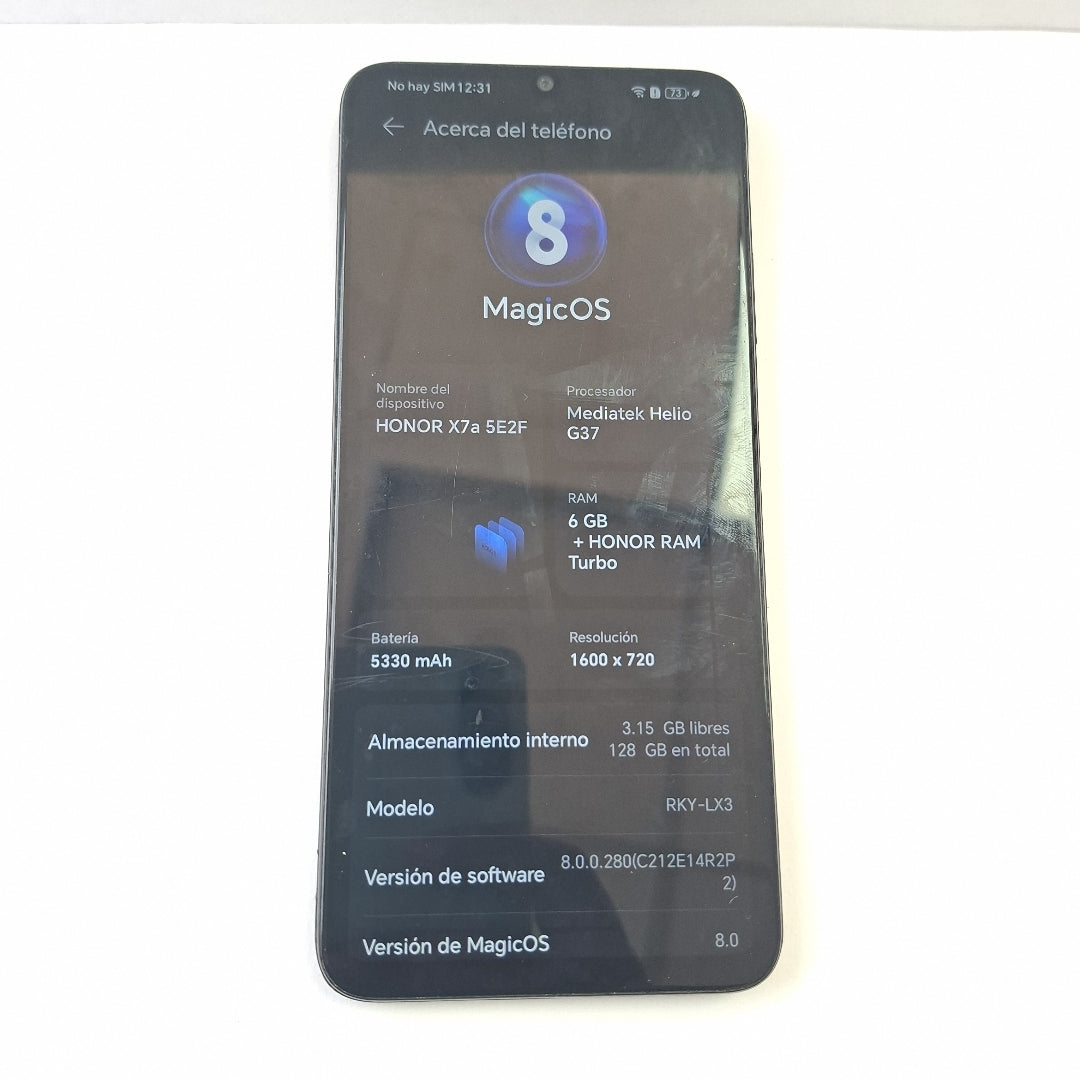 CELULAR HONOR X7A RKY-LX3 (2023) 128 GB 6 GB RAM (SEMINUEVO)