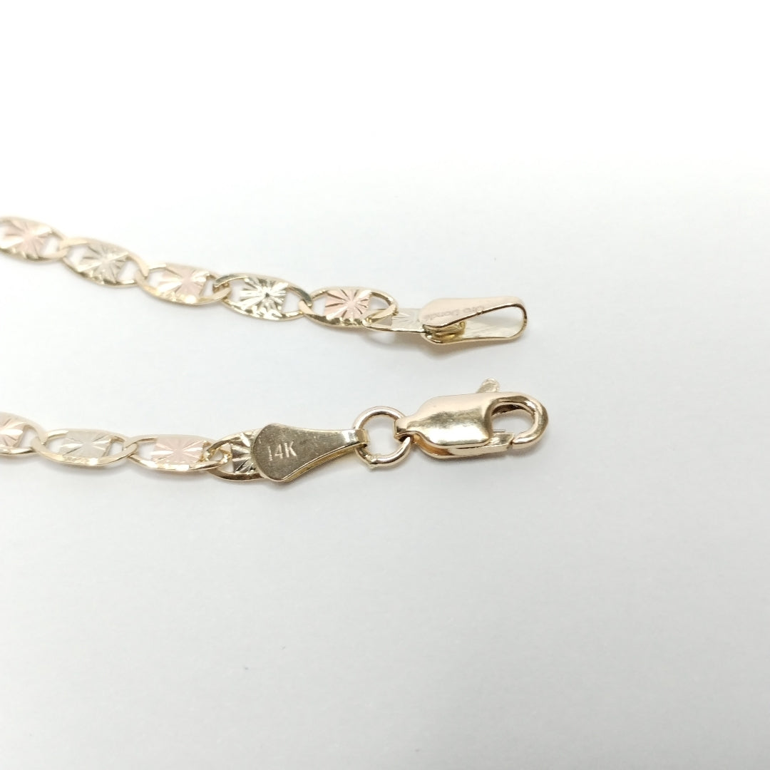 PULSERA GUCHI 14K 18 CM 3.1 GR (NUEVO)