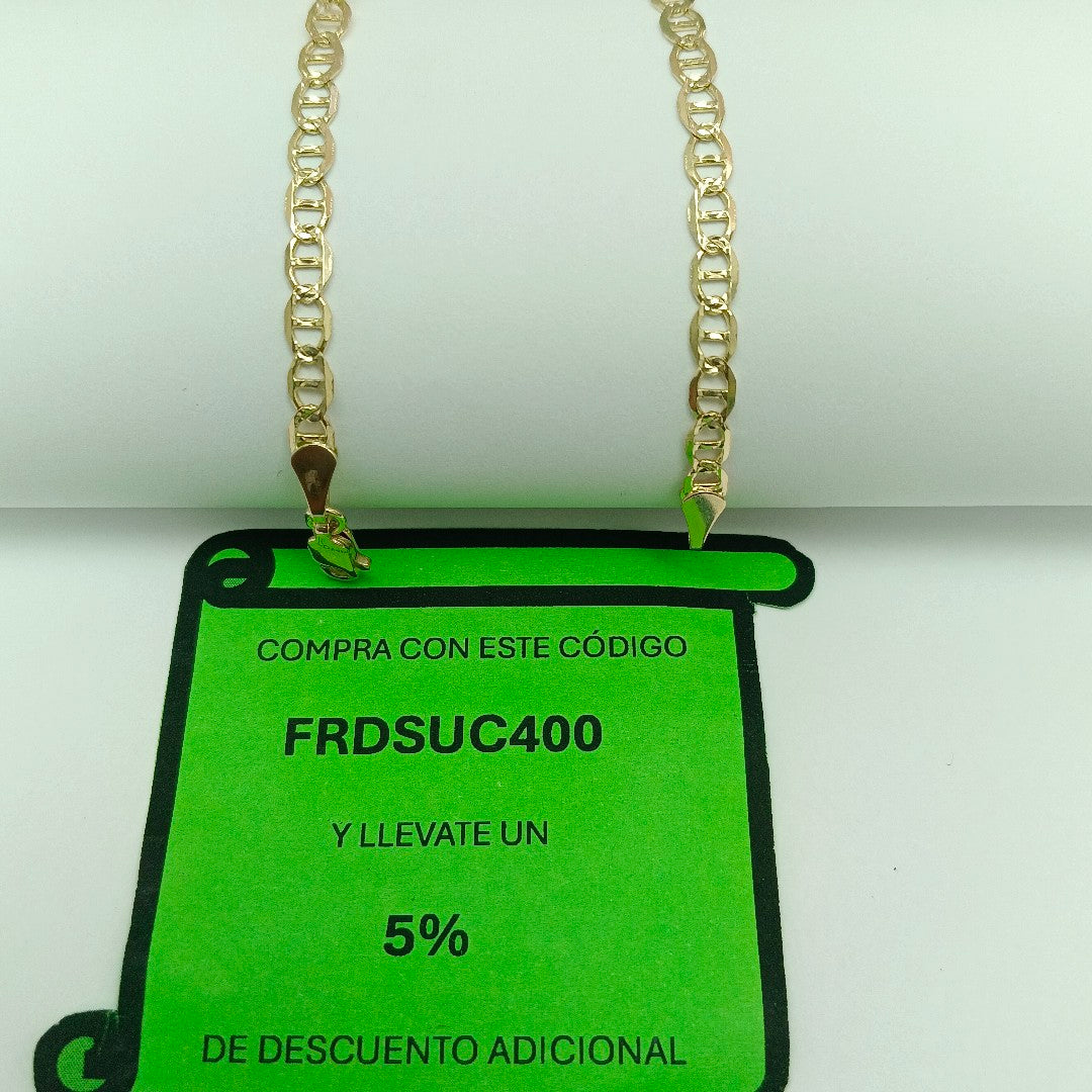 PULSERA GUCHI 14K 18 CM 3.3 GR (NUEVO)