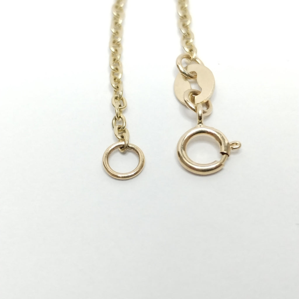 PULSERA ESPECIAL C MARIPOSAS 14K 18 CM 1.7 GR (NUEVO)