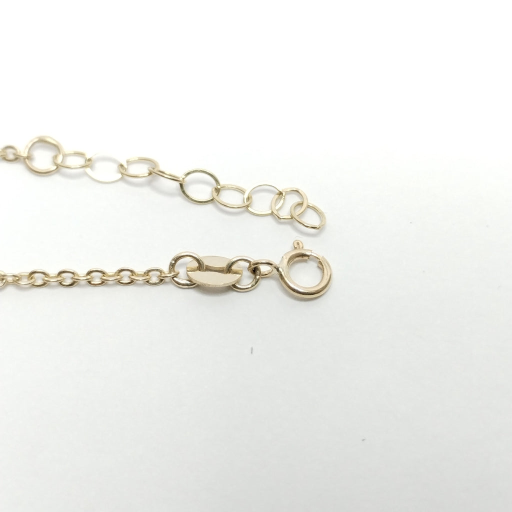 PULSERA ESPECIAL CON DIJES DELFINES 10K 18 CM 2 GR (NUEVO)