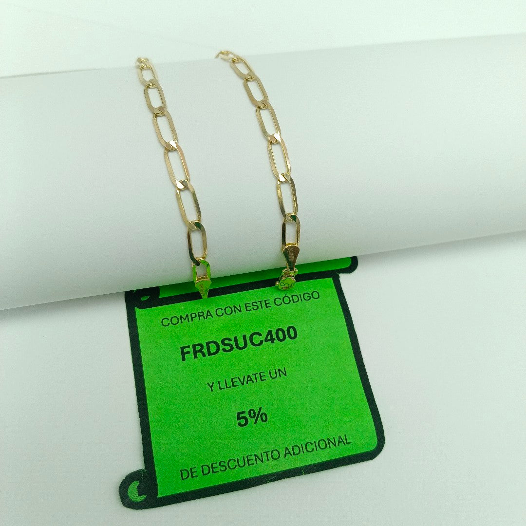 PULSERA ESLABON 14K 21 CM 4.2 GR (NUEVO)