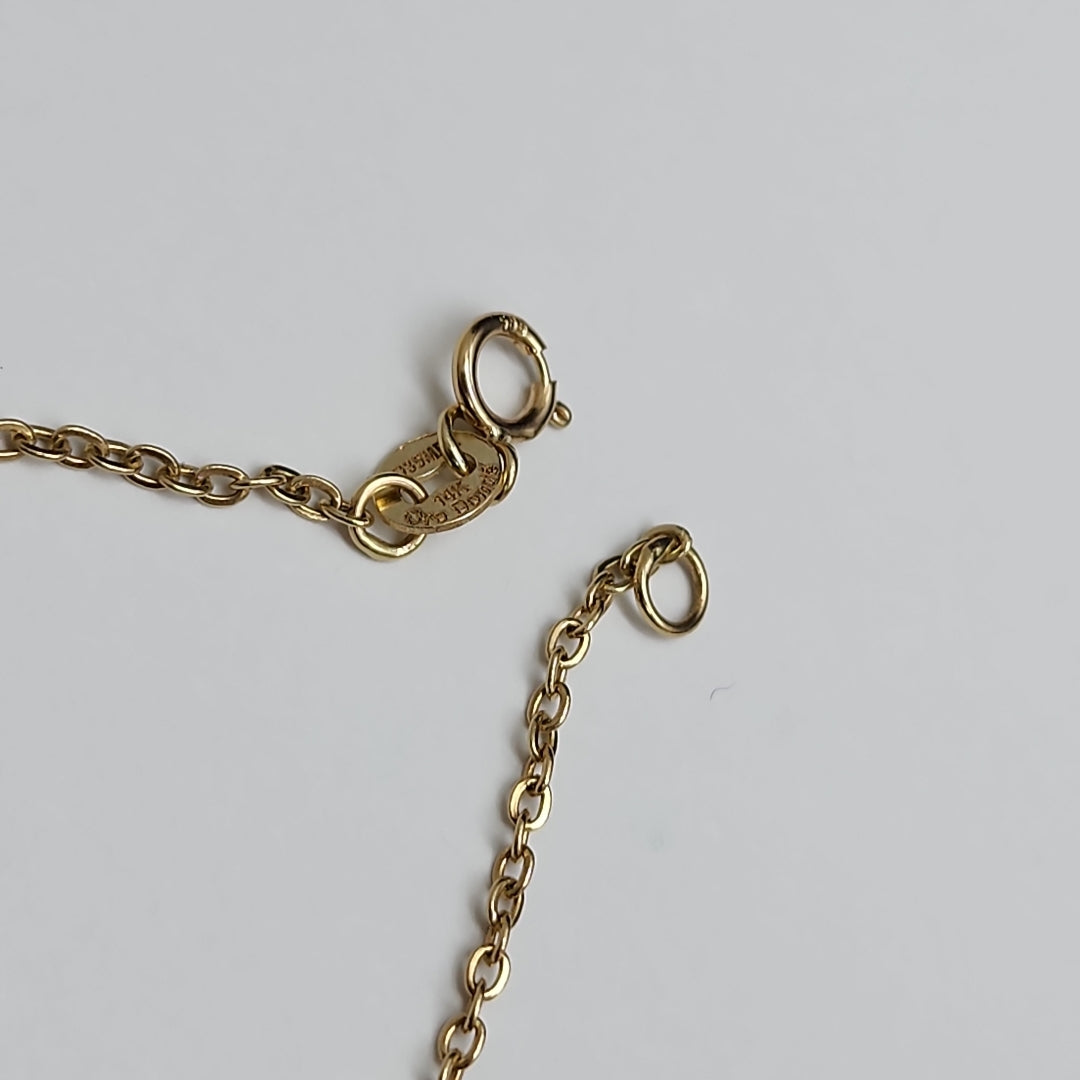 PULSERA TEJIDO ESPECIAL C CORAZON ROJO 14K 18 CM 2 GR (NUEVO)