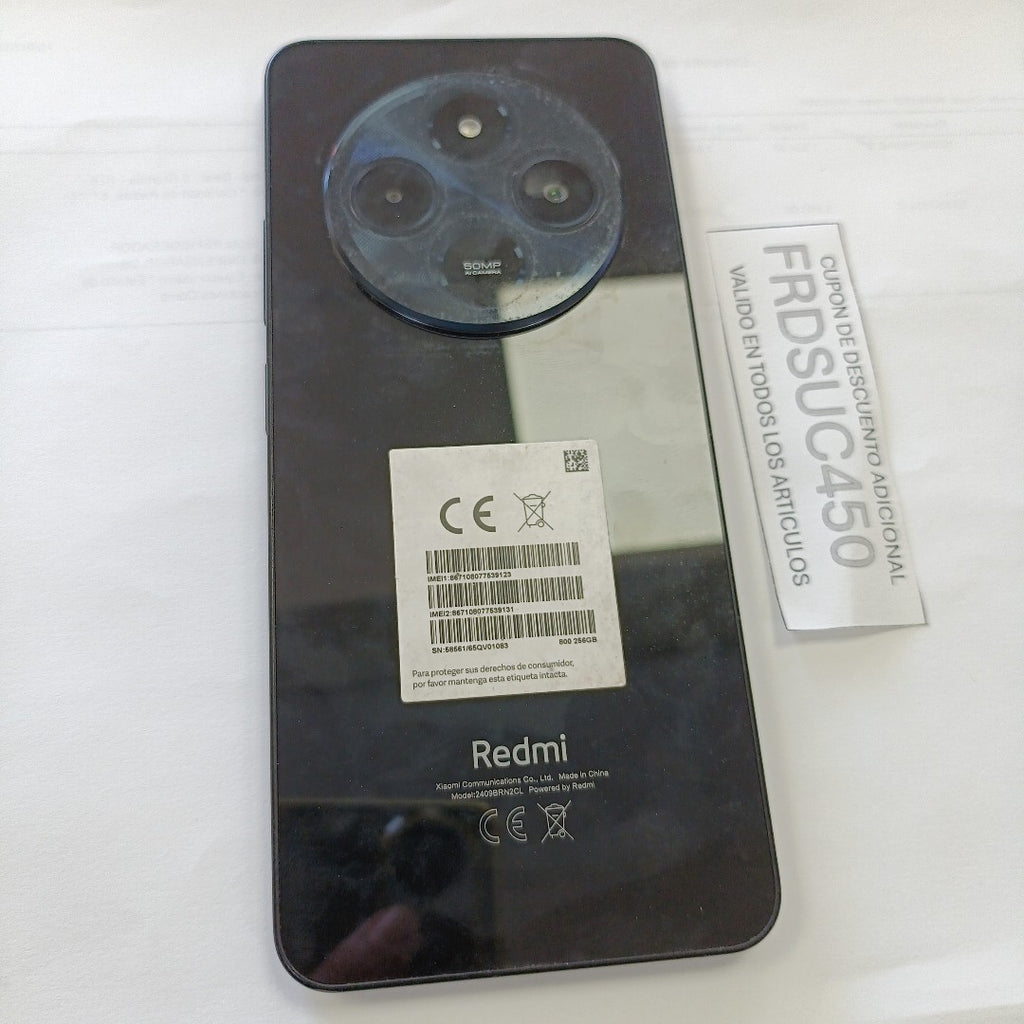 CELULAR XIAOMI REDMI 14C 2409BRN2CL (2024) 256 GB 8 GB RAM (SEMINUEVO)