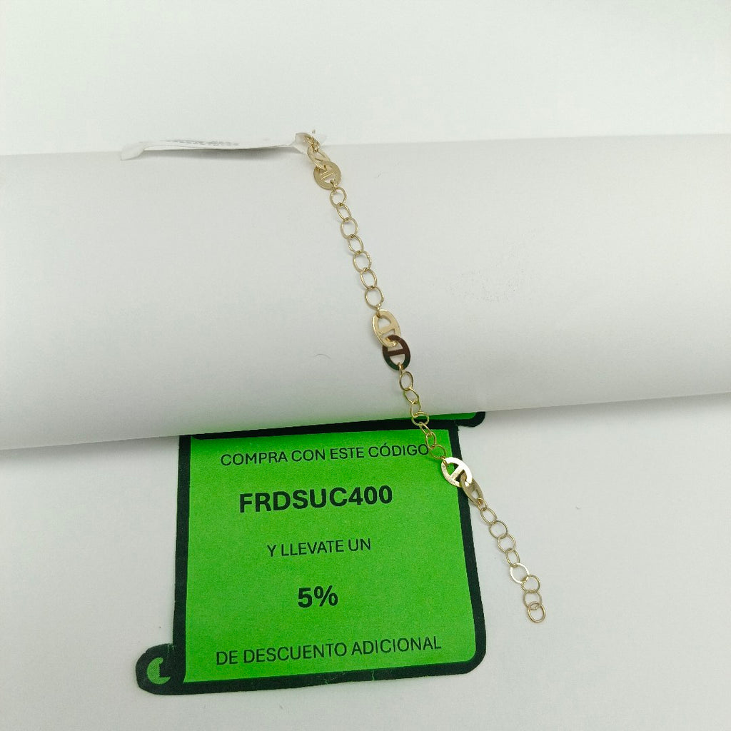 PULSERA ESPECIAL 14K 18 CM 1.6 GR (NUEVO)